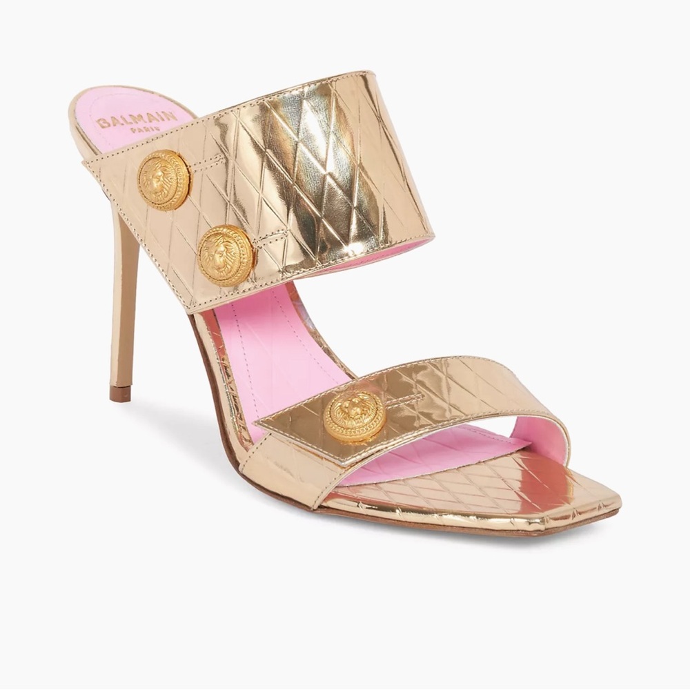 Balmain Mirror Mules NWT